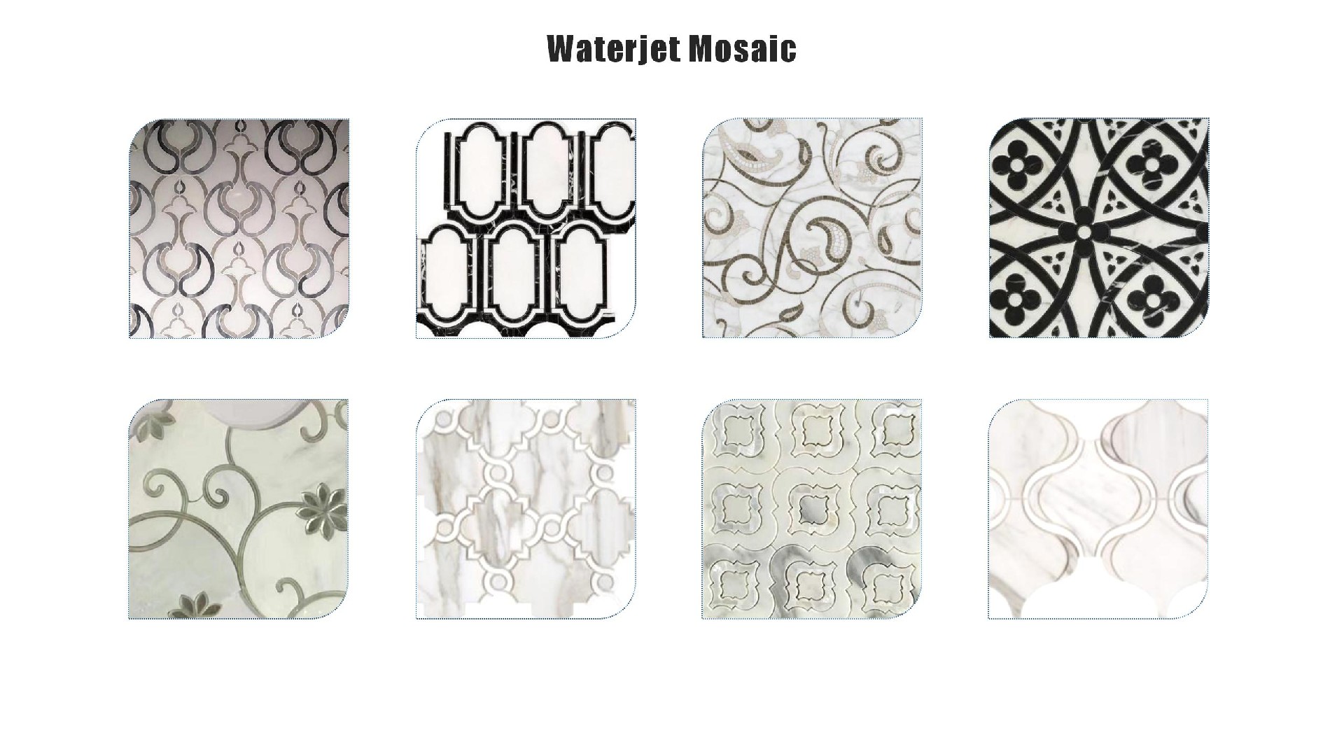 Water jet Mosaic