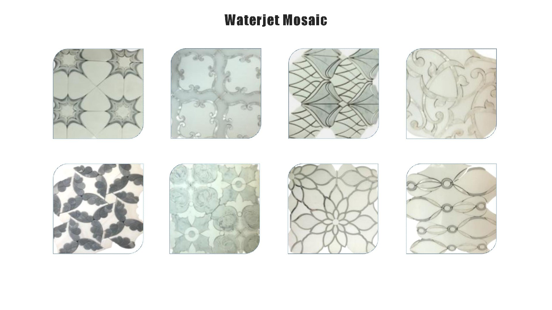 Water jet Mosaic